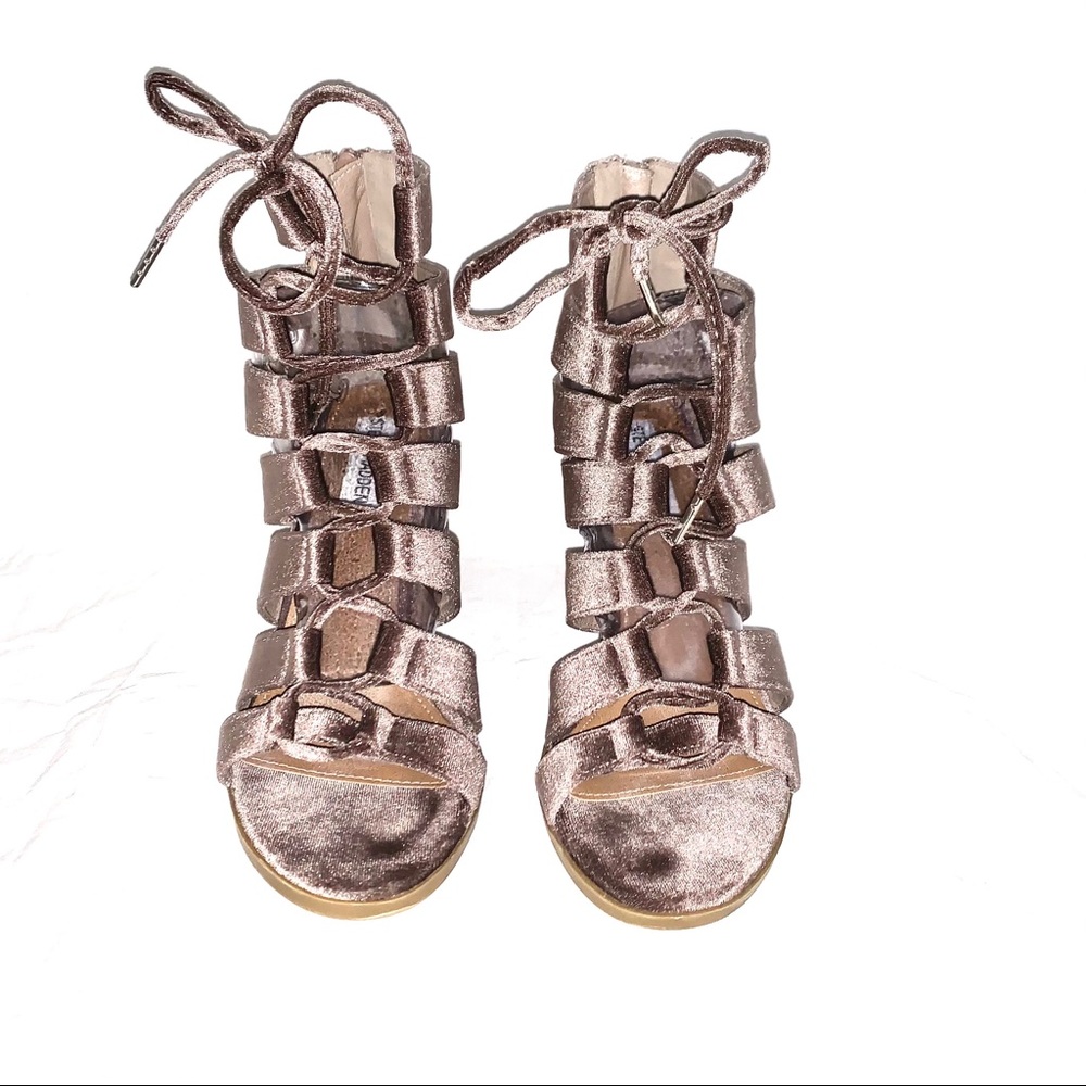 High heel gladiator sandals